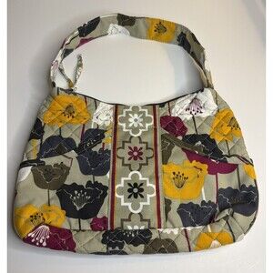 Perfectly Poppy by Stephanie Dawn, a Floral Themed Quilted Purse.